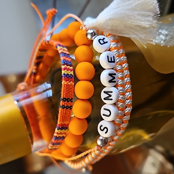 Summer Combo Stacking Layered Bracelets - Picture 2 of 3